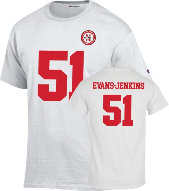 Nebraska Football T Shirt Jenkins - 51 - ONLINE ONLY