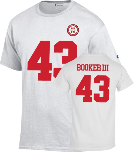 Nebraska Football T Shirt Booker III - 43 - ONLINE ONLY
