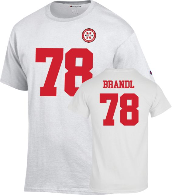 Nebraska Football T-Shirt Jacob Brandl - 78