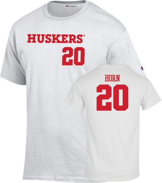 Nebraska Baseball T-Shirt Ty Horn - 20 - ONLINE ONLY