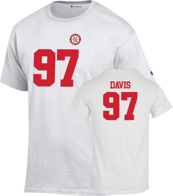 Nebraska Football T-Shirt Keona Davis - 97 - ONLINE ONLY