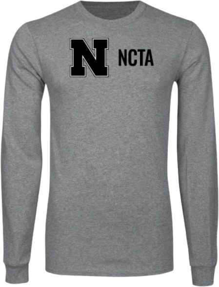 Nebraska Long Sleeve T Shirt NCTA Flat - ONLINE ONLY