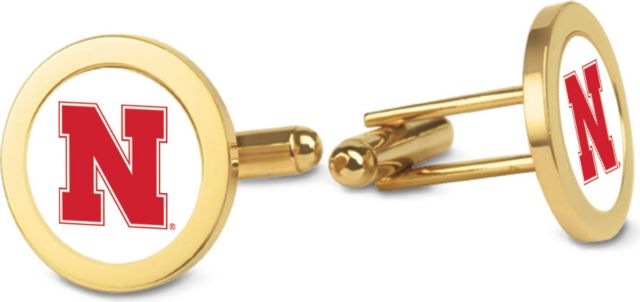 CSI Gold Cufflinks (Gift Boxed) With Colored Medallion - ONLINE ONLY