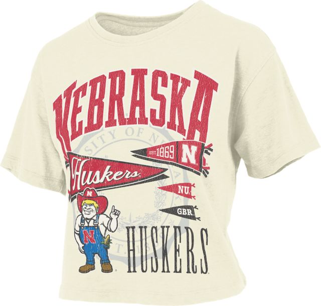 University of Nebraska - Lincoln Huskers Women's  Crop Short Sleeve T-Shirt