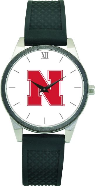 CSI Women's Wristwatch (Gift Boxed) With Black Silicone Strap And Color Medallion. - ONLINE ONLY