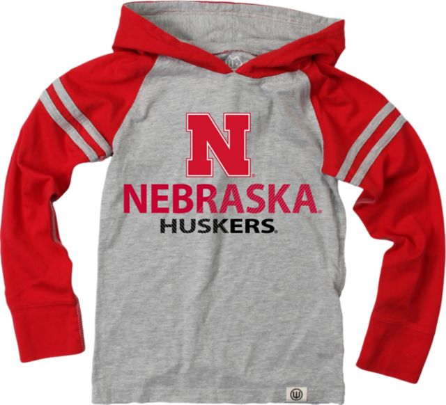 University of Nebraska - Lincoln Youth Boy's Hooded Long Sleeve T-Shirt