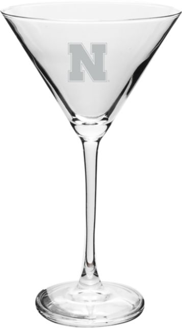 University of Nebraska - Lincoln 10 oz Martini Glass