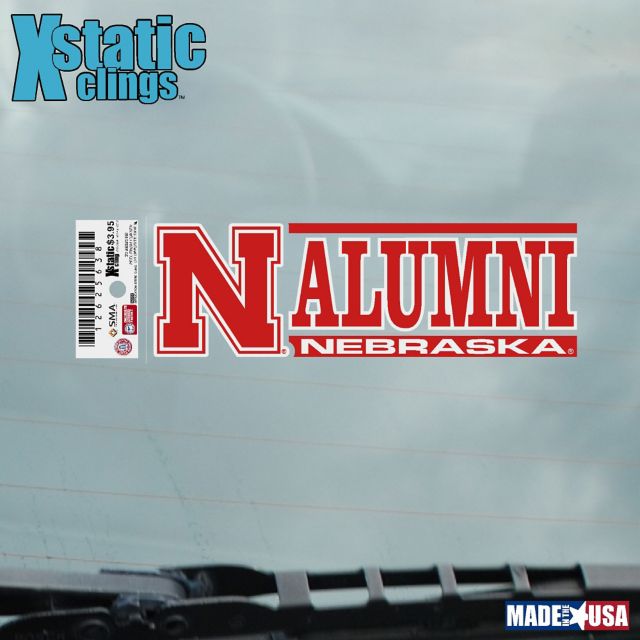 University of Nebraska - Lincoln Alumni Cling Decal