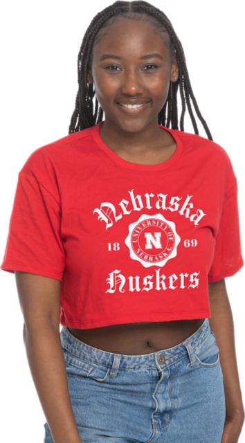 University of Nebraska - Lincoln Women's Huskers Cropped Short Sleeve T-Shirt