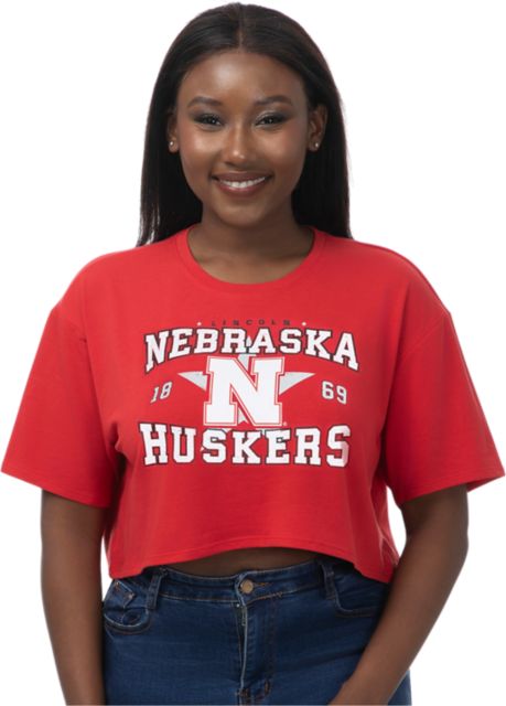 University of Nebraska - Lincoln Huskers Women's Boxy Crop Short Sleeve T-Shirt