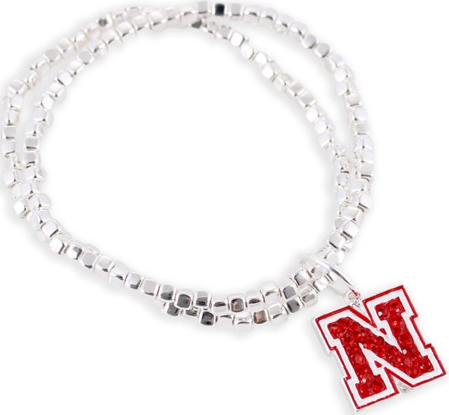 University of Nebraska - Lincoln Crystal Logo Bracelet