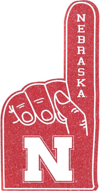 University of Nebraska - Lincoln Foam Hand
