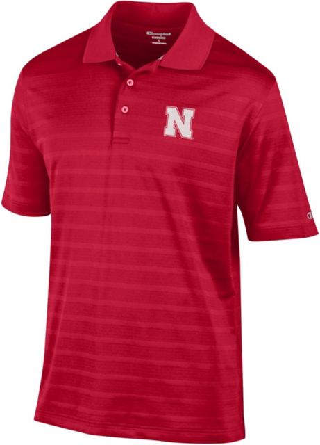 University of Nebraska - Lincoln Textured Solid Polo - ONLINE ONLY
