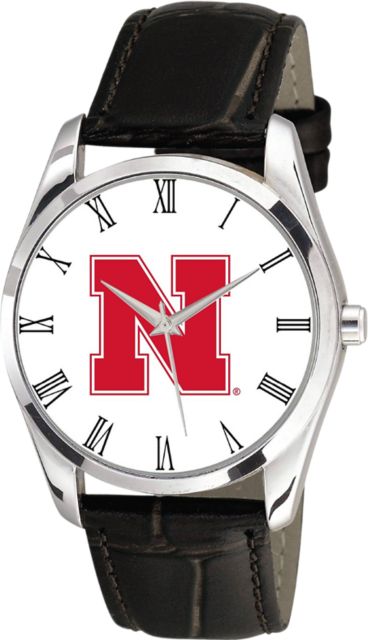 University of Nebraska - Lincoln 36mm Men's Leather Watch