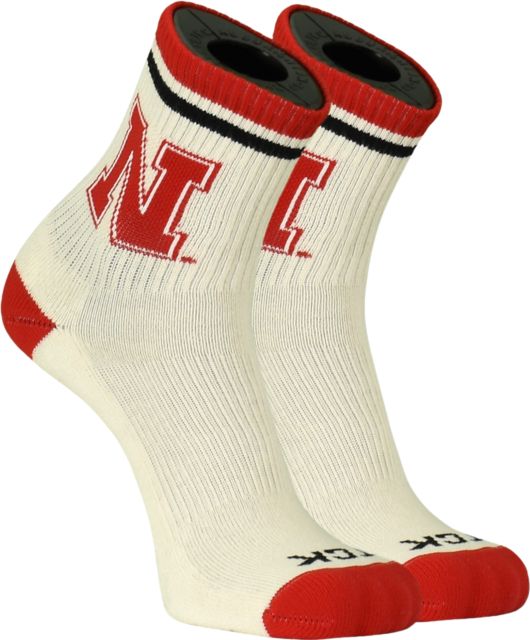 University of Nebraska - Lincoln Vintage Quarter Crew Socks