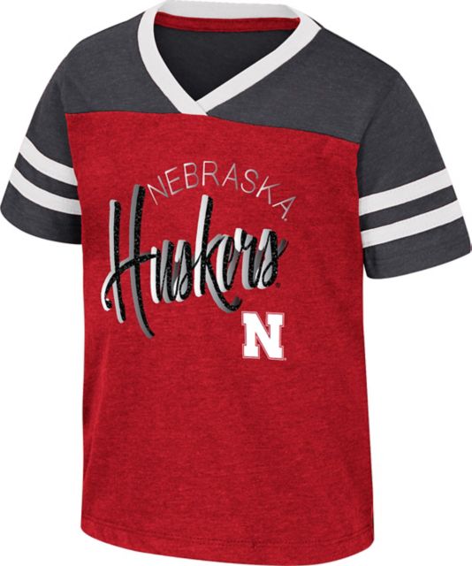 University of Nebraska - Lincoln Toddler Girl's V-Neck Short Sleeve T-Shirt