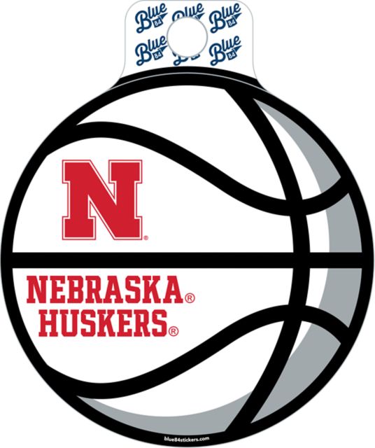 University of Nebraska - Lincoln Fullsize Basketball Sticker