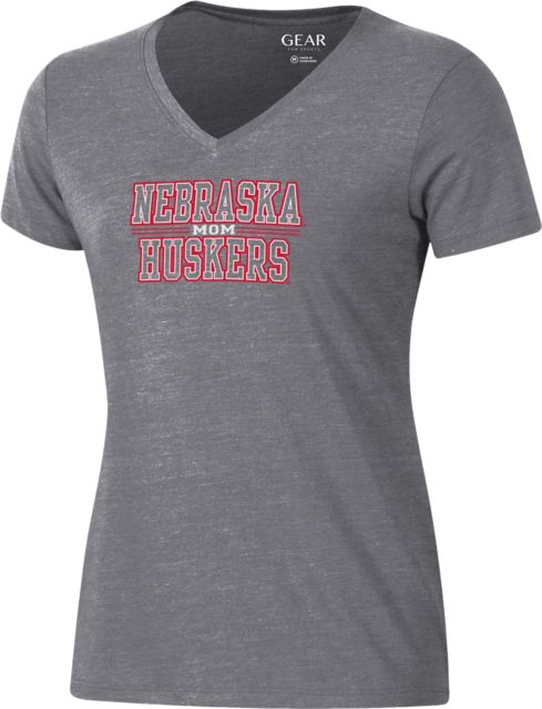 University of Nebraska - Lincoln Women's Mom V-Neck Short Sleeve T-Shirt