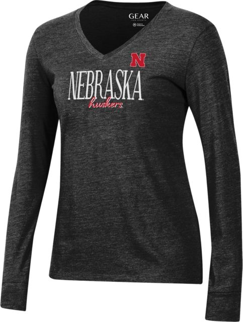 University of Nebraska - Lincoln Women's Huskers V-Neck Long Sleeve T-Shirt