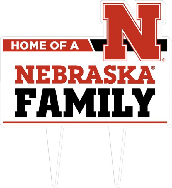 University of Nebraska - Lincoln Huskers Garden Guard Sign