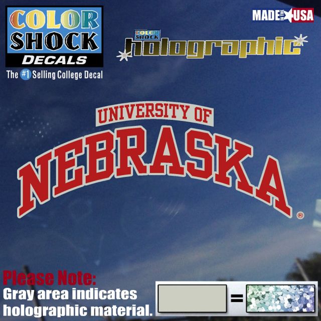 University of Nebraska - Lincoln Decal Hologram Stand