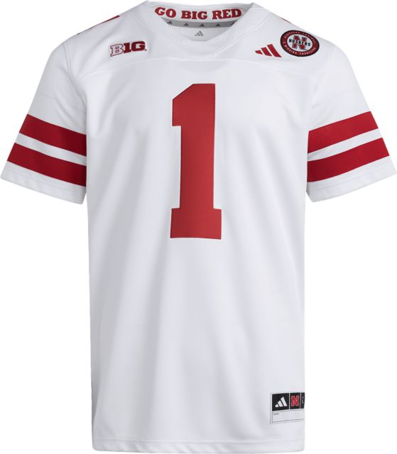 University of Nebraska - Lincoln Huskers Football #1 Premium Away Jersey
