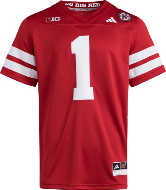 University of Nebraska - Lincoln Huskers Football #1 Premium Home Jersey