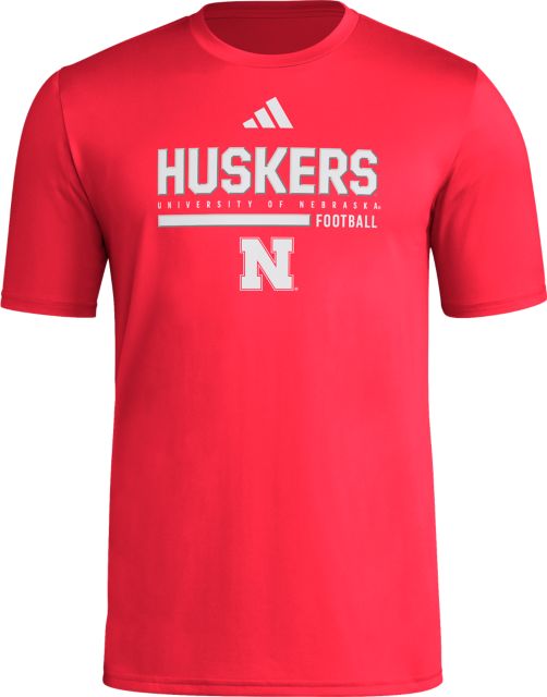 University of Nebraska - Lincoln Huskers Football Pre-Game Locker Room Short Sleeve T-Shirt