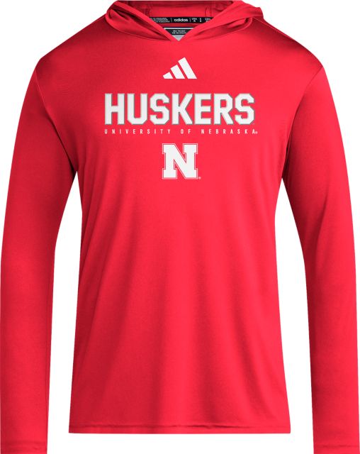 University of Nebraska - Lincoln Huskers D4T Lightweight Hooded Long Sleeve T-Shirt