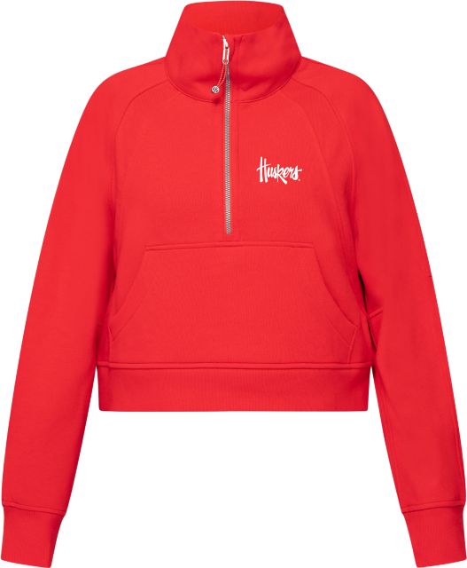 Women's Scuba Oversized 1/2 Zip Hooded Sweatshirt