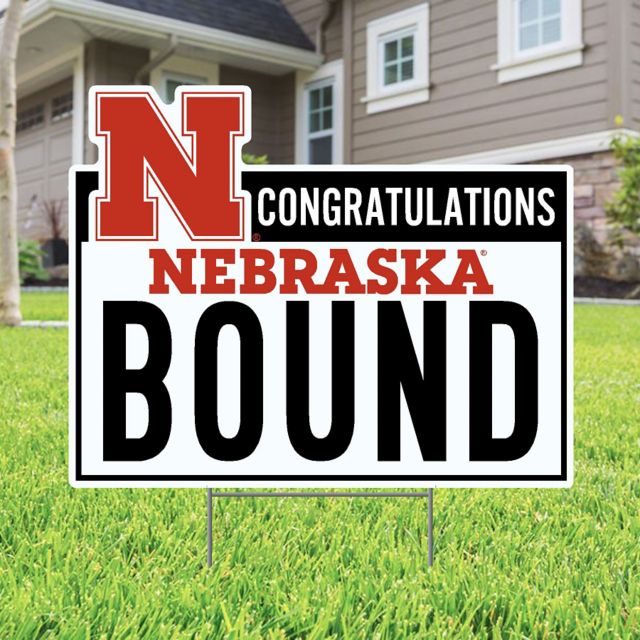 University of Nebraska - Lincoln Bound 22 x 19 Lawn Sign