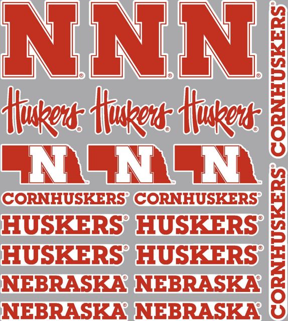 University of Nebraska - Lincoln Huskers Sticker Sheet