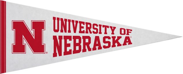 University of Nebraska - Lincoln 12"X30" Full Color Pennant