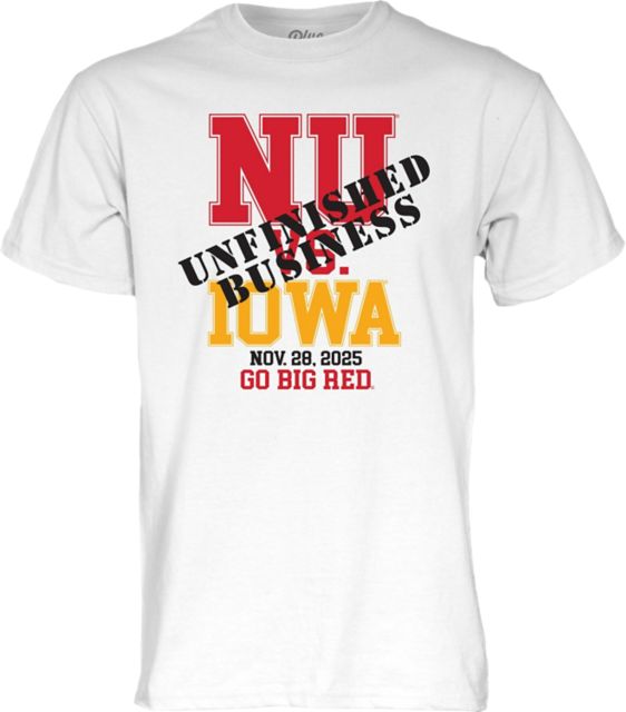 University of Nebraska - Lincoln Football Unfinished Business Iowa Gameday Short Sleeve T-Shirt