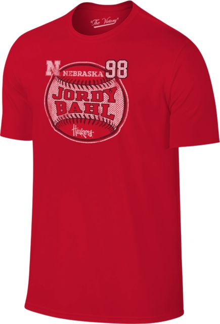 University of Nebraska - Lincoln #98 Jordyn Bahl Softball Short Sleeve T-Shirt