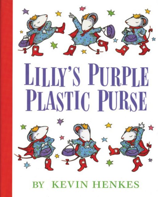 LILLY'S PURPLE PLASTIC PURSE