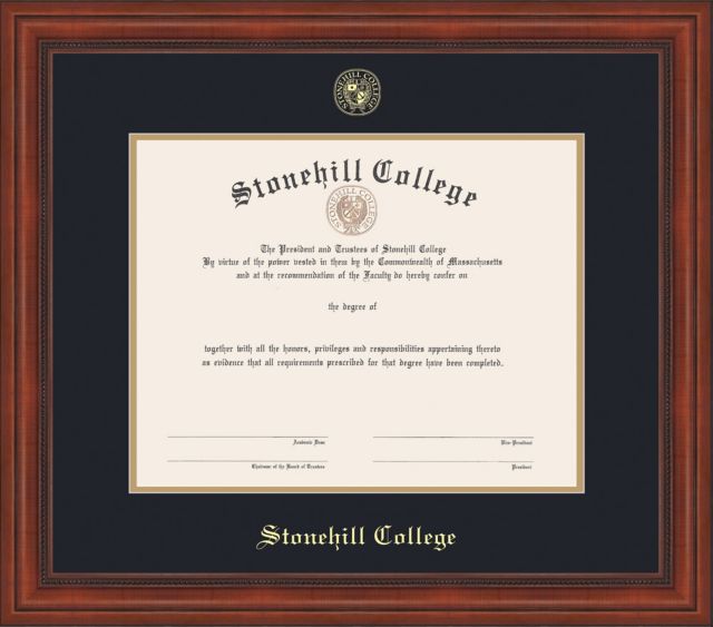 Stonehill College Diploma Frame