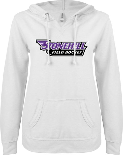 Stonehill ENZA Womens V Notch Raw Edge Fleece Hoodie Field Hockey - ONLINE ONLY