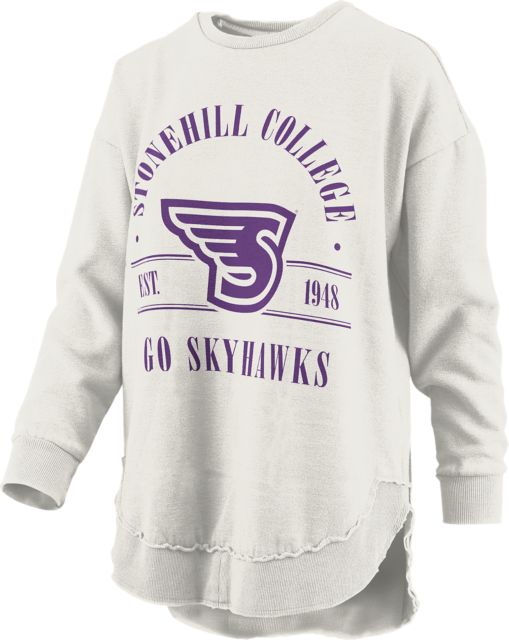 Stonehill College Women's Oversized Crewneck Sweatshirt