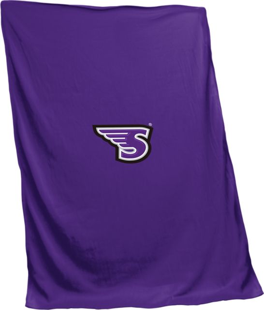 Collegiate store sweatshirt throws