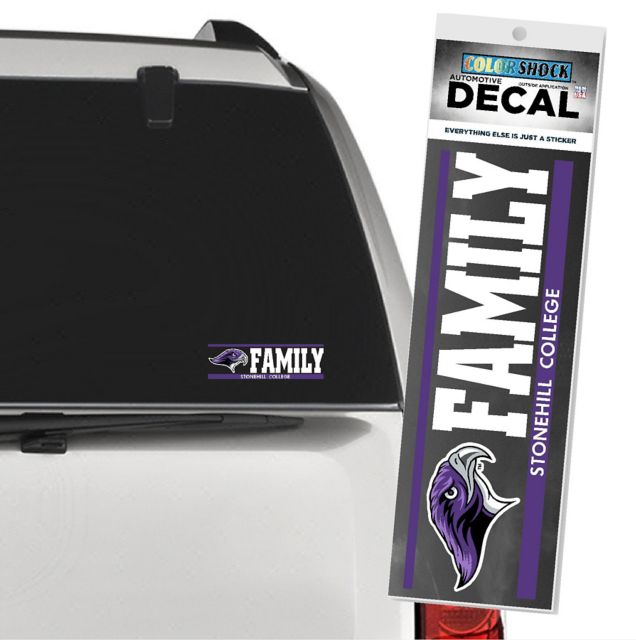 Stonehill College Mascor Family Decal