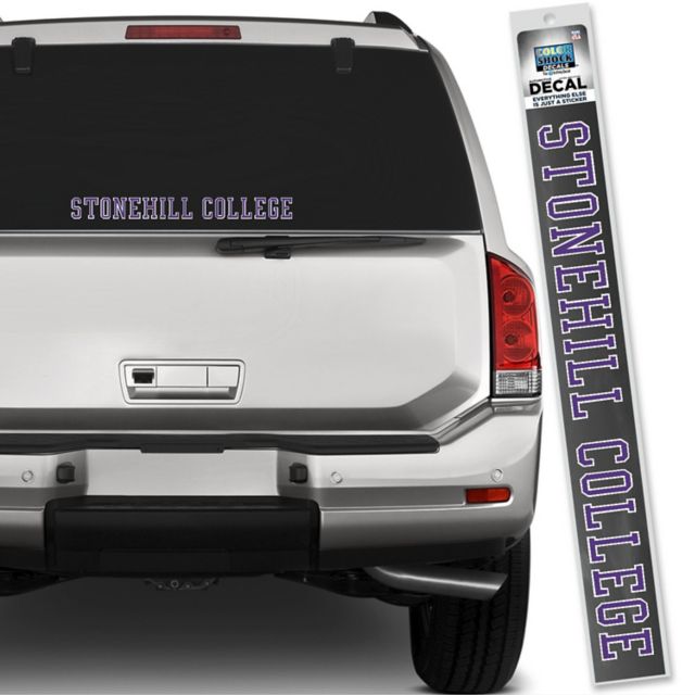 Stonehill College Strip Decal