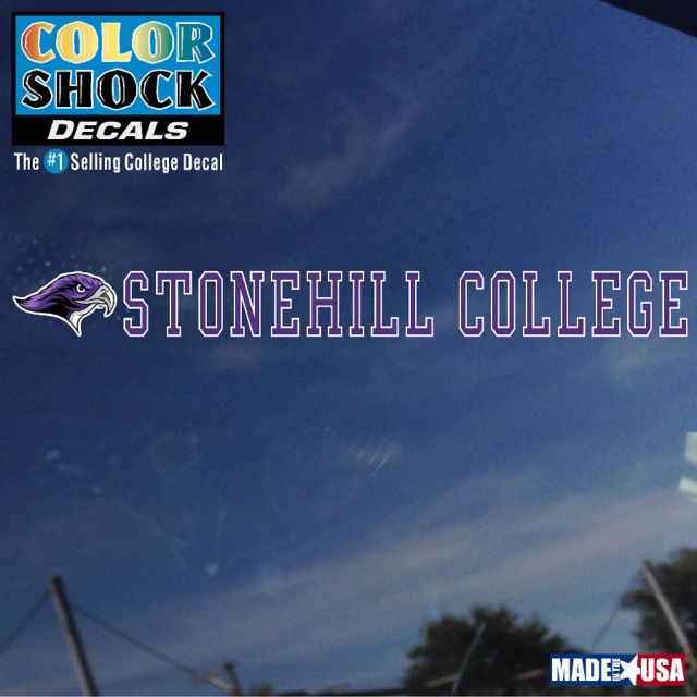 Stonehill College Strip Decal