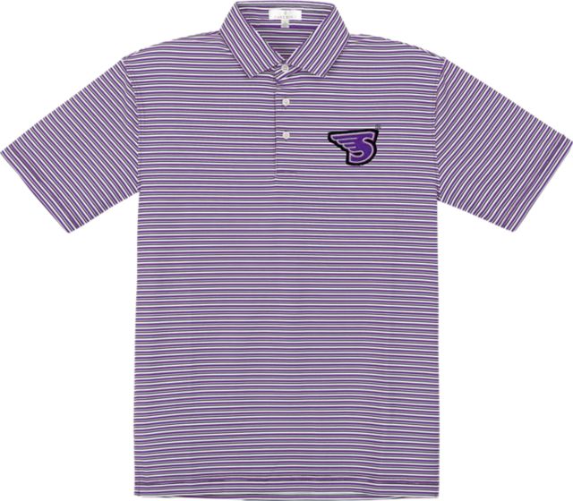 Stonehill College Performance Stripe Polo