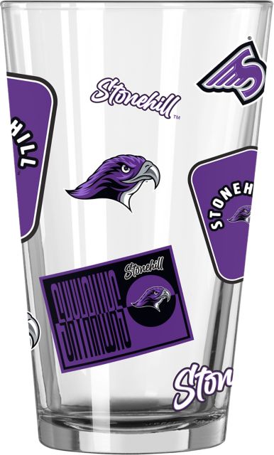 Stonehill College 16 oz. Pint Glass