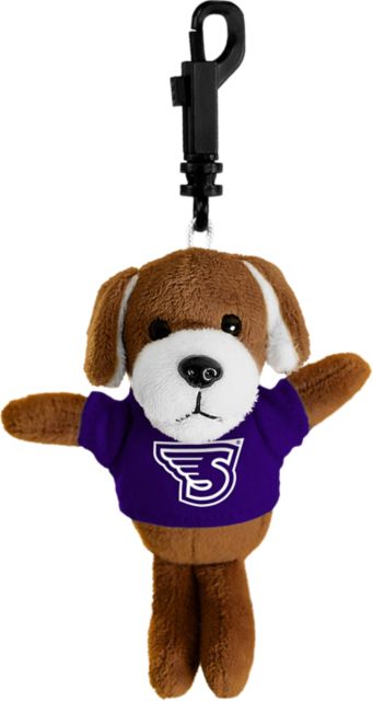 Stonehill College Plush Keychain