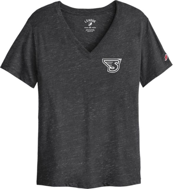 Stonehill College Women's V-Neck Short Sleeve T-Shirt