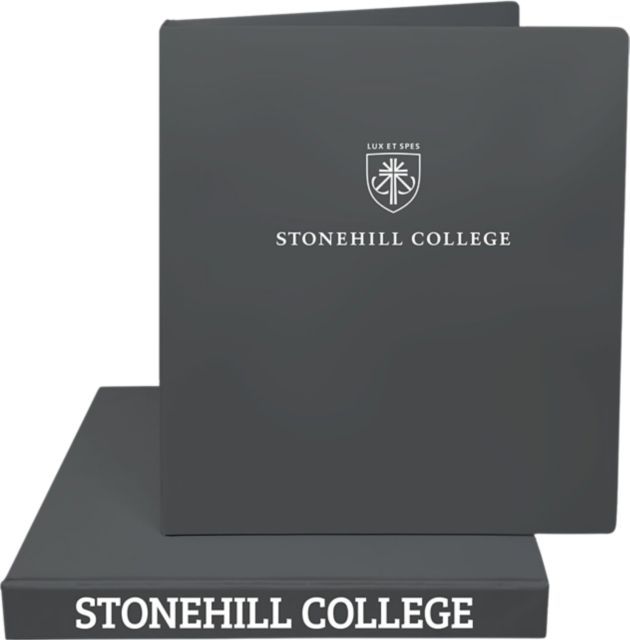 Stonehill College 1'' Vinyl Binder
