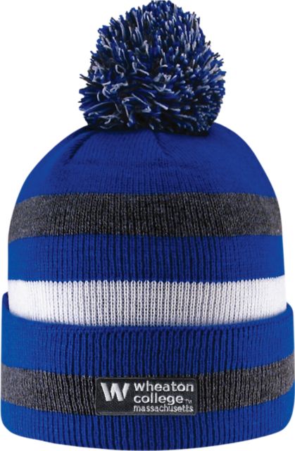 Wheaton College Pom Cuff Knit Hat