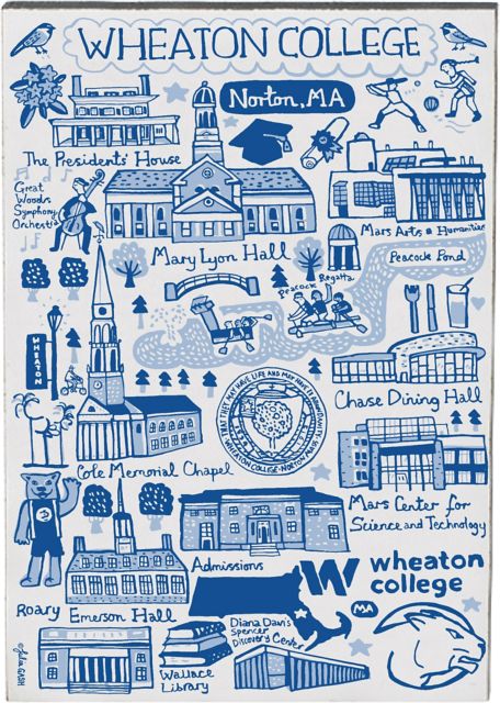 Wheaton College Jumbo Magnet